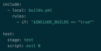 `Include` GitLab CI/CD configuration based on conditions
